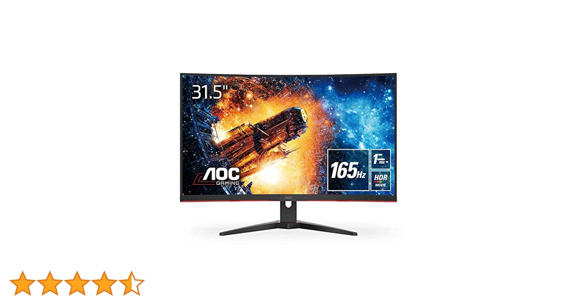AOC C32G2E/11 31.5インチ165Hz曲面モニター(1枚のみ) Amazon.co.jp: AOC ゲーミング液晶モニター C32G2E/11 (31.5